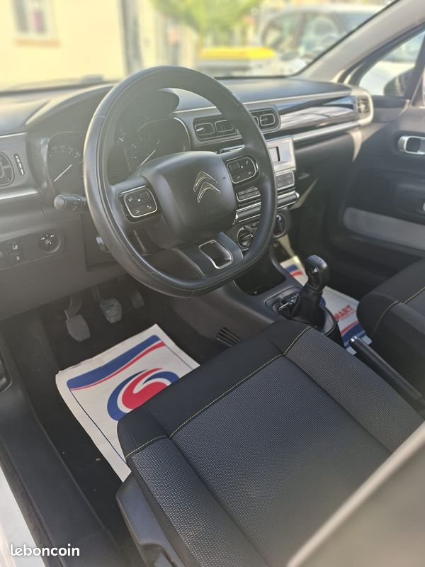 CITROEN C3 1,5 BLUEHDI-100 FEEL 2019 199KMS 1èreMAIN 4500E TVA RÉCUPÉRABLE (image 9)