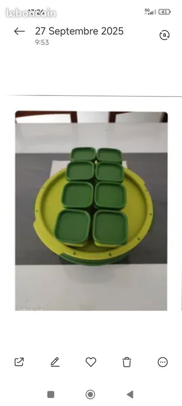 Micro Vap tupperware - Arts de la table