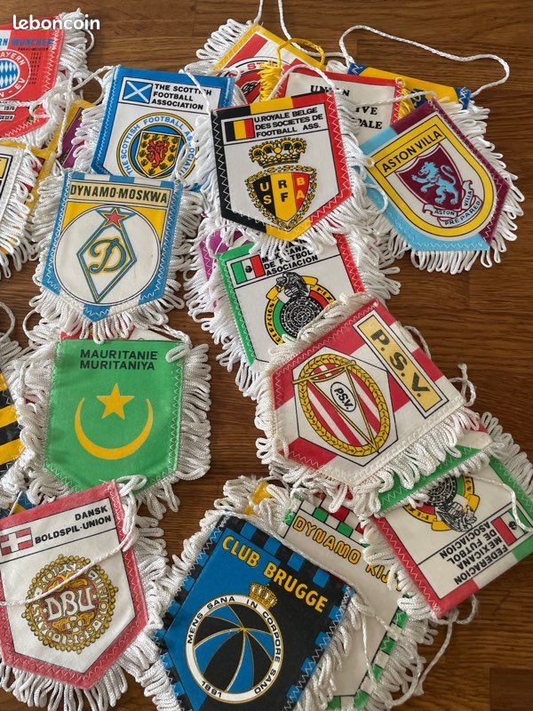 Fanion Vintage FC Chalon - Pennant Football Français - Avant 2000 - Collection