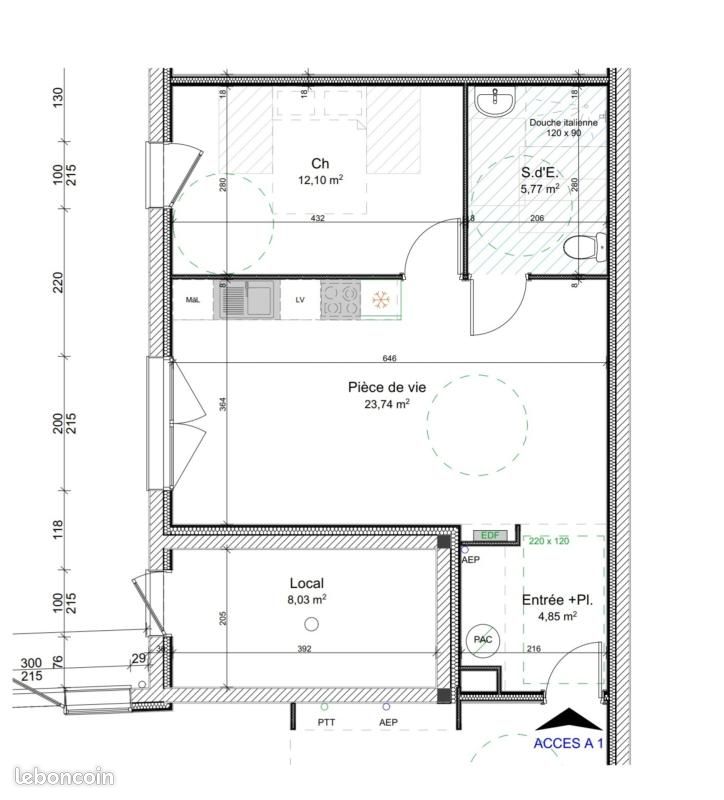 Appartement 2 pièces 46 m² · à Redon · 46 m² · 157 150 €