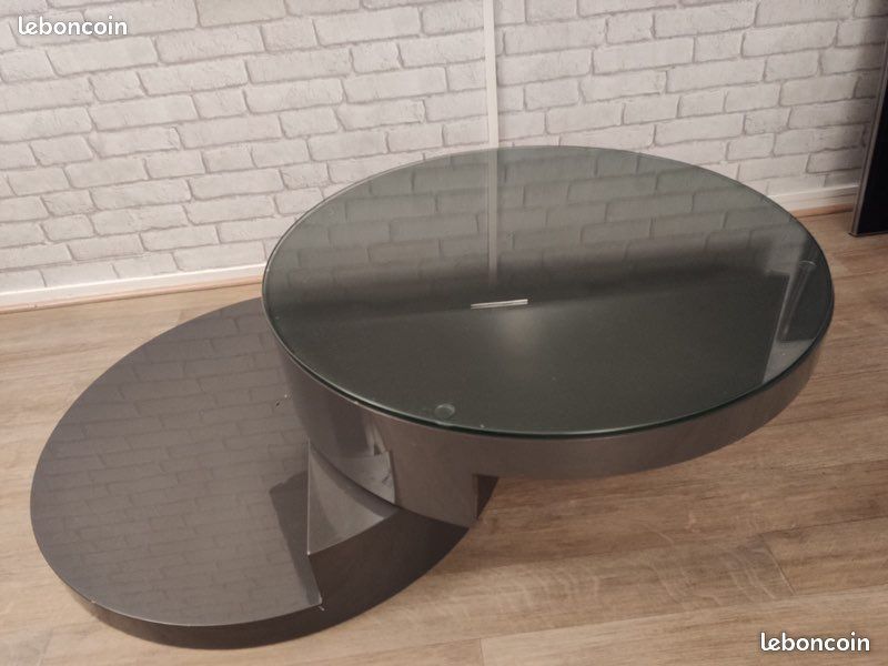 Table basse ronde tournante (image 3)