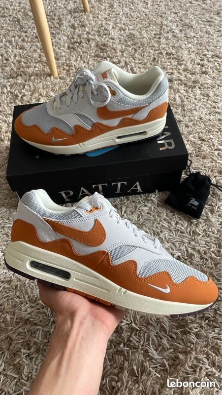Nike Air max 1 x Patta gris brown (image 1)