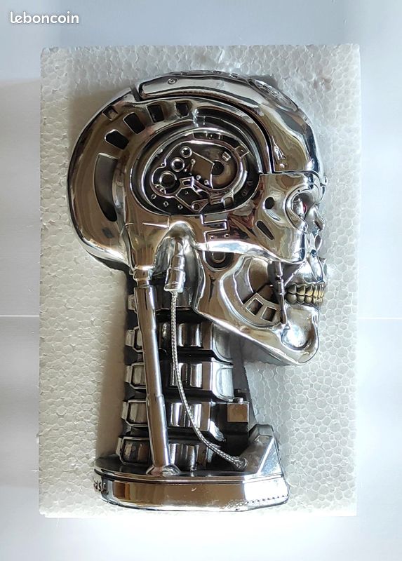 Boîte De Rangement Buste Terminator T-800 - Figurine Officielle Nemesis Now Avec Espace Intérieur