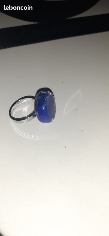 Bague bleue Pylones (image 3)