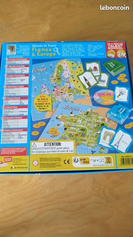 Jeu cherche et trouve France et Europe (image 2)