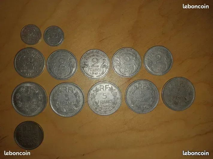 Lot vieux francs (image 1)