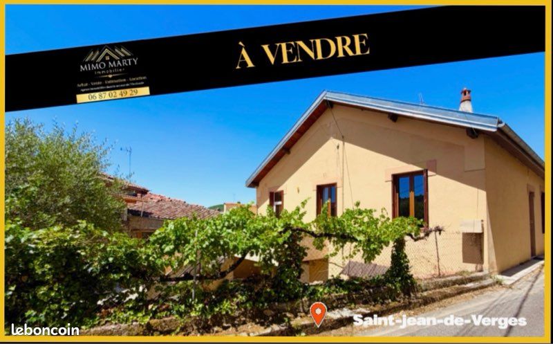 Maison 3 pièces 75 m² · à Saint-Jean-de-Verges · 75 m² · 125 000 €