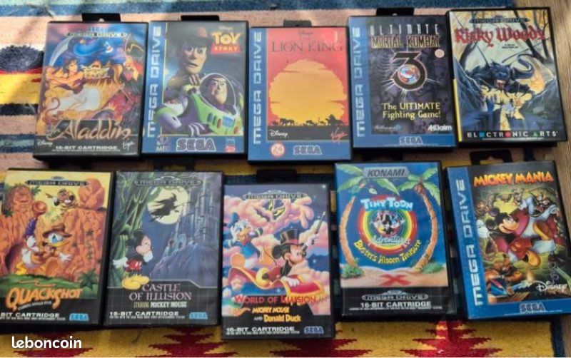 THE LION KING Complet Boîte Notice Sega Megadrive Pal Uk (English Cover
