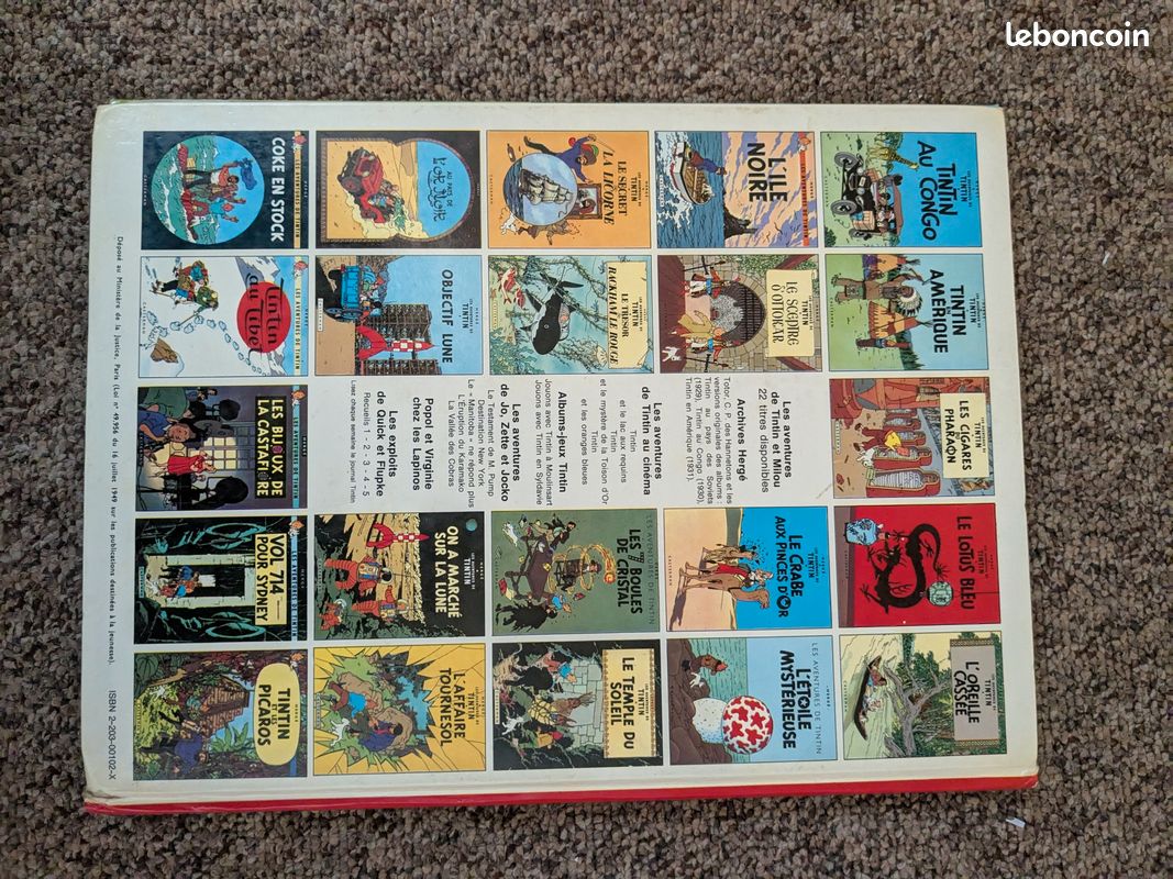 Album bande dessinée Tintin complet (image 2)