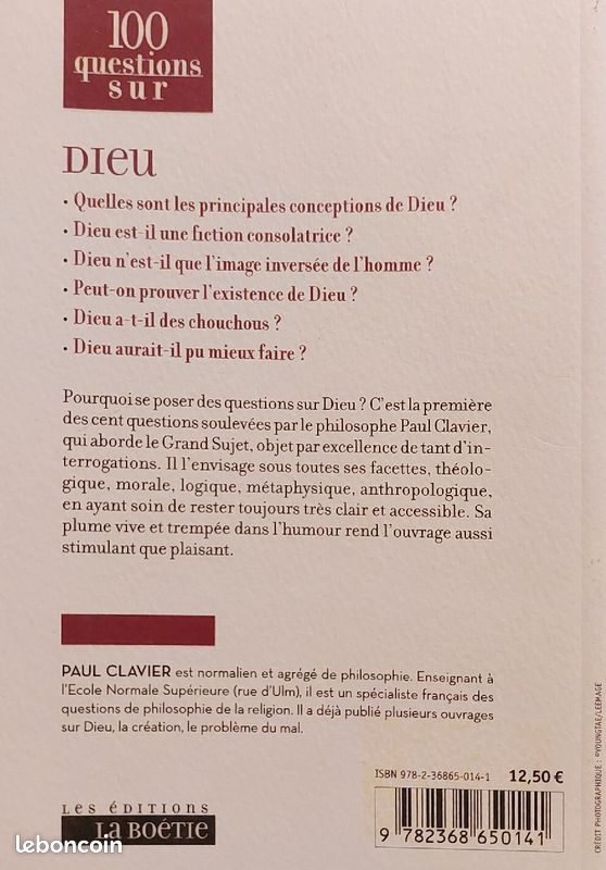 Livre "100 questions sur Dieu" (image 2)