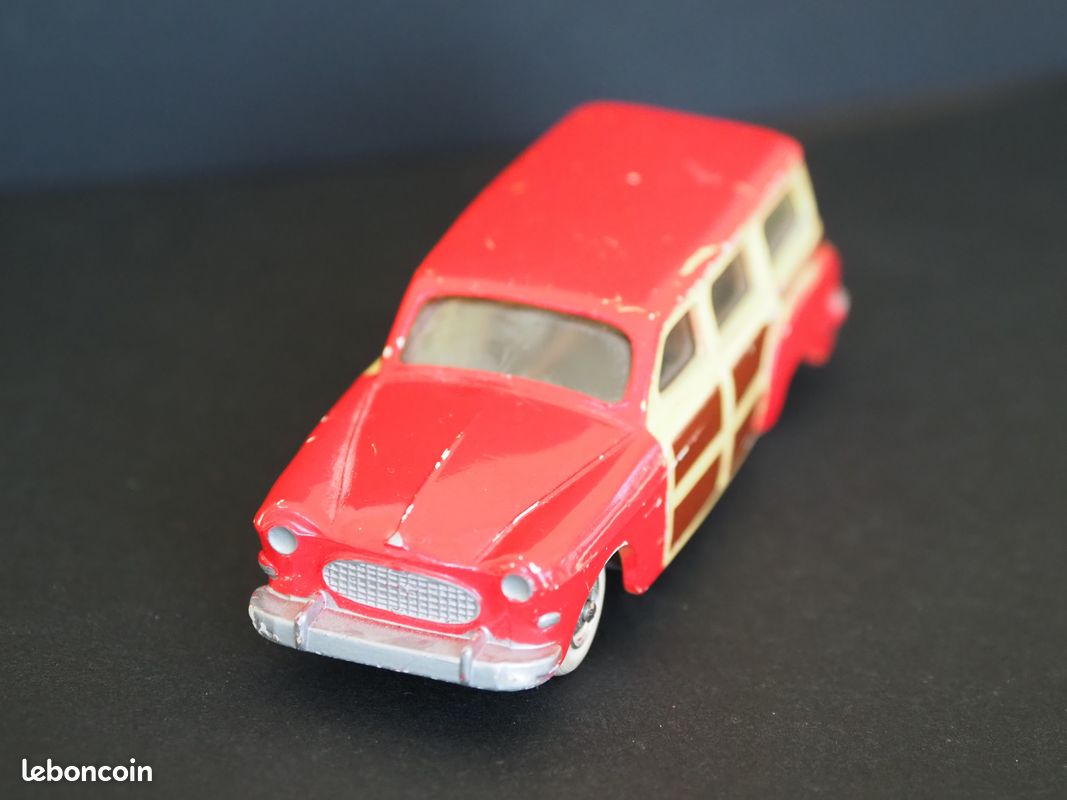 CIJ Renault Prairie (Break De Chasse) 1/43 – Rouge Et Jaune, état Correct, Miniature