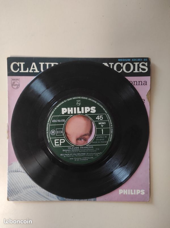 Disque 45t claude françois donna donna (image 3)