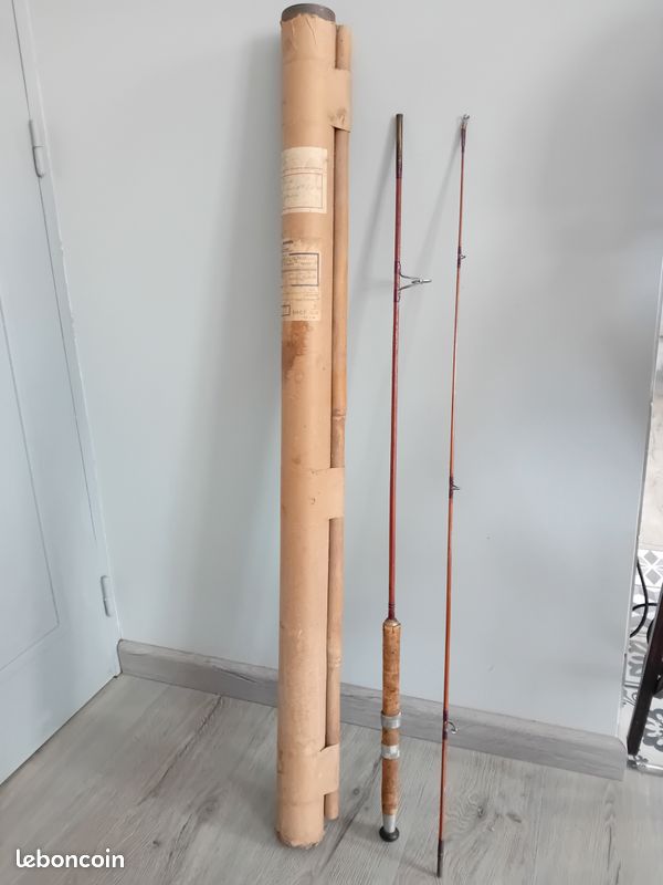ANCIENNE CANNE A Pêche En Bambou Refendu A Identifier ...Vintage Fishing Rod... EUR 27,00 - FR