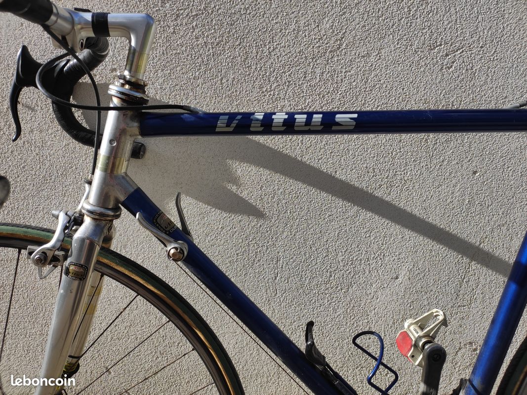 Vélo De Course Vintage Vitus 979 Duralinox - Bleu, 56 Cm - Occasion