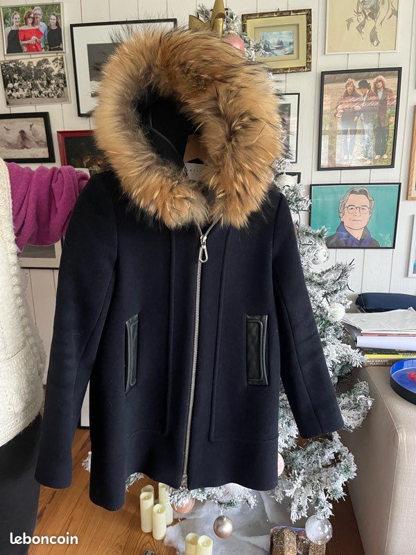 Sandro Paris Sandro Doudoune Jacket Doudoune Sandro Femme Velours