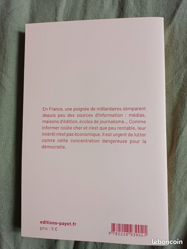 Olivier Legrain, Sauver l'information de l'emprise des milliardaires (image 2)