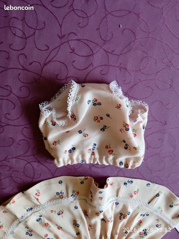 Chaussettes Faites Main Pour Poupée 39 Cm - Vêtement Poupée Artisanat, Neuf