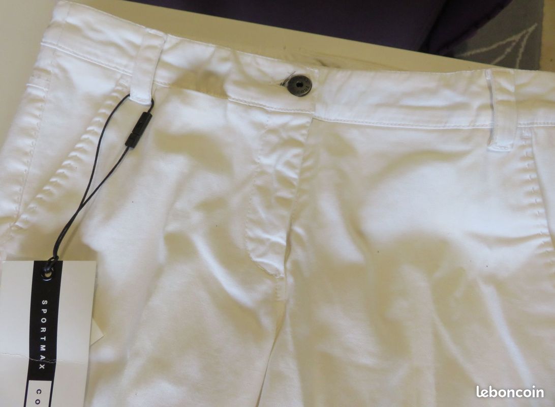 MAXMARA- SPORTMAX - Luxe- Pantacourt - Neuf avec étiquette - T36/38 (image 9)