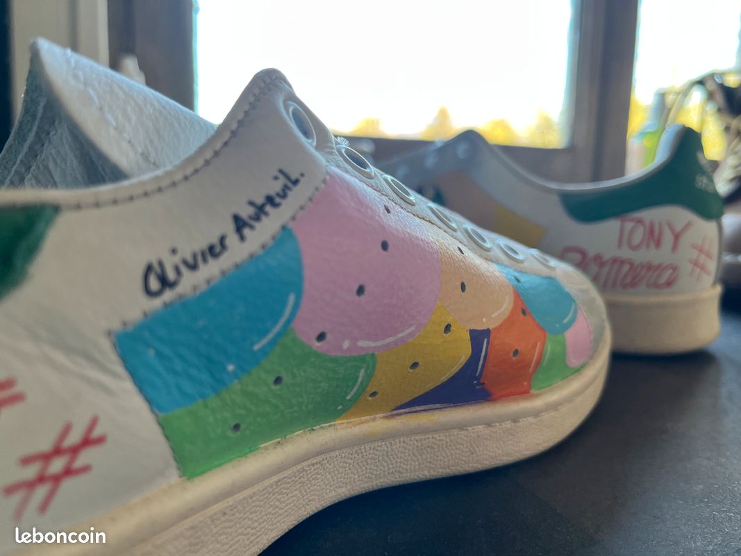 Adidas Stan Smith Customisées Neuves (image 2)