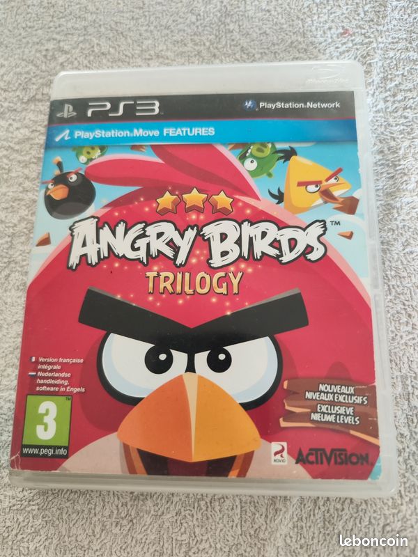 Angry birds Jeu PlayStation 3 en très bon état complet rare (image 1)