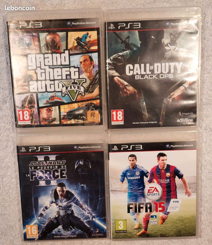 PS3 très bon état + 2 manettes + 8 jeux – Testée (image 12)