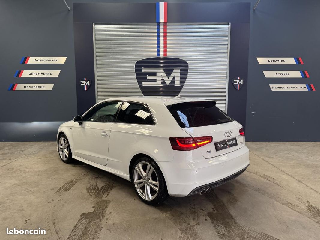 AUDI A3 S-Line Quattro 2.0 TDI 184CH BV S-tronic / CARPLAY / Radar Avant & Arrière / (image 6)
