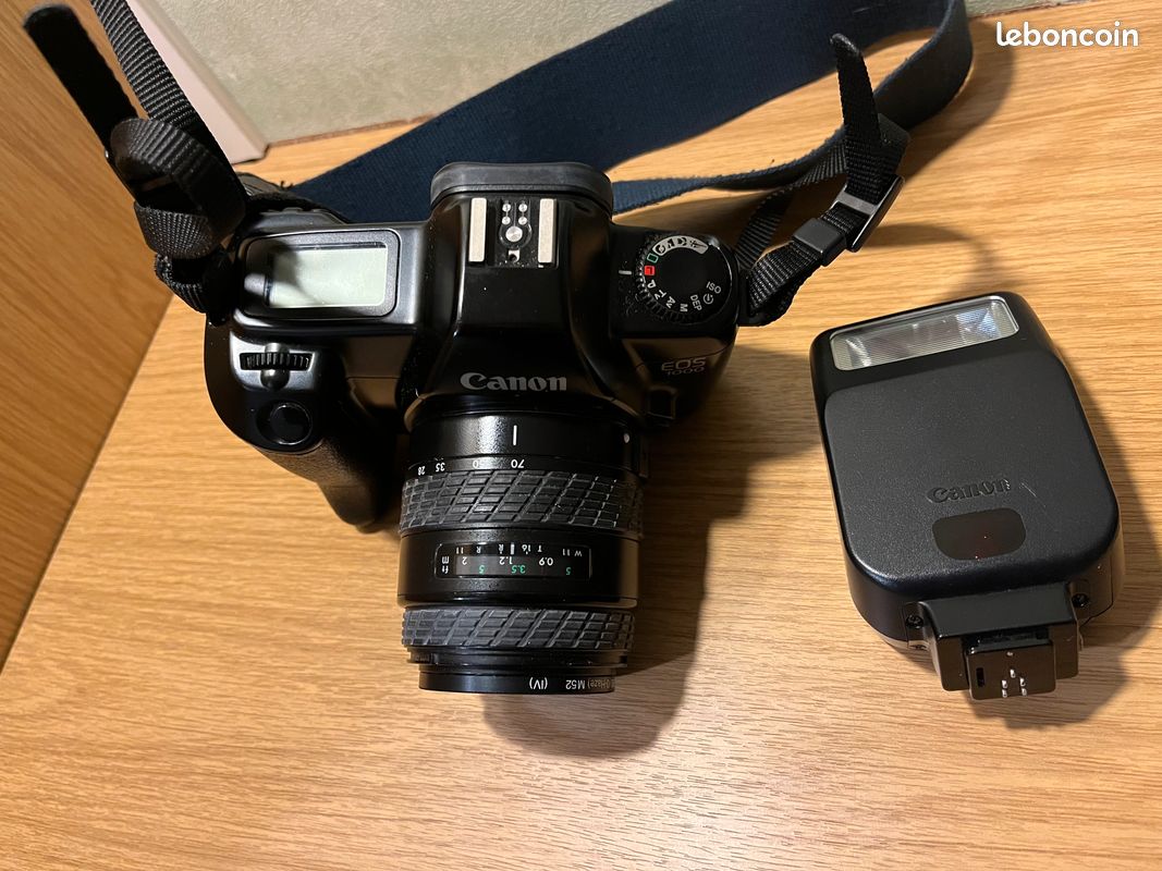 Appareil Photo Argentique Canon EOS 1000F Avec Sacoche - Occasion Fonctionnel - Parfait Pour Débuter En Argentique