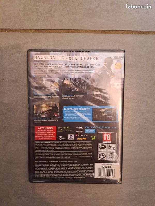 Watch Dogs jeu pc neuf (image 2)