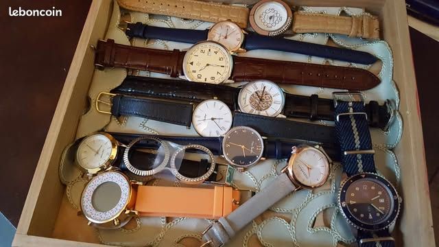 Lot De 6 Cadrans De Montres Anciens - Période 1910 à 1970 - Occasion Pour Collectionneurs