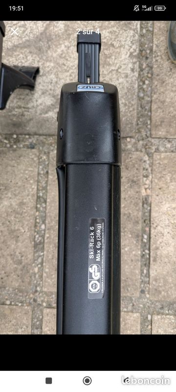 Bare du toit Citroën DS3 C3 C2 C1 + porte skis
50 le lot (image 2)