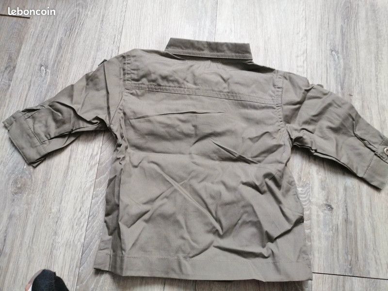 Chemise neuve manches longues 6 mois (image 3)