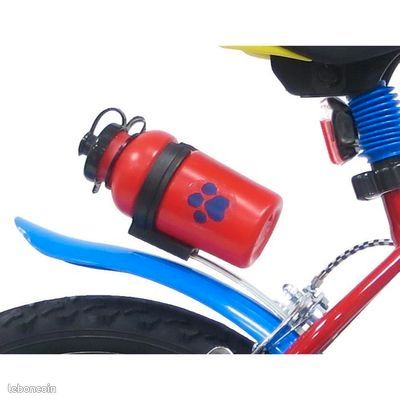 Vélo enfant 16" Pat Patrouille équipé de 2 freins, Bidon/Porte Bidon Garde Boue, Plaque avant, stabi (image 2)