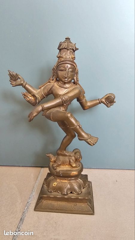 Statue bronze déesse dansante (image 1)