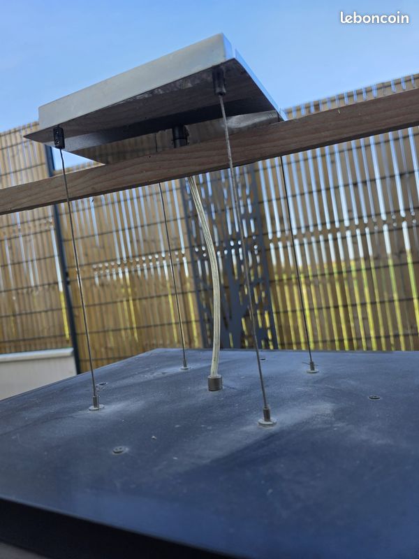 Plafonnier en cristal carré – L’élégance suspendue (image 12)