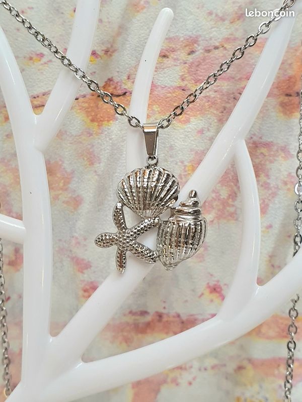 Collier Argent Océan (image 1)