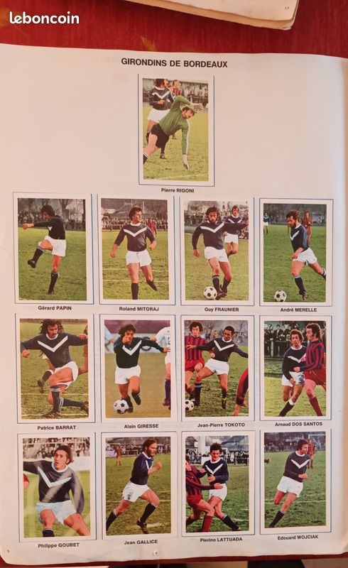 Fanion Vintage Girondins De Bordeaux - Ancien Collector