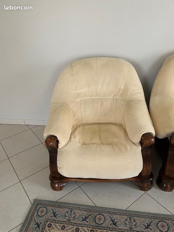 2 canapés un fauteuil (image 3)
