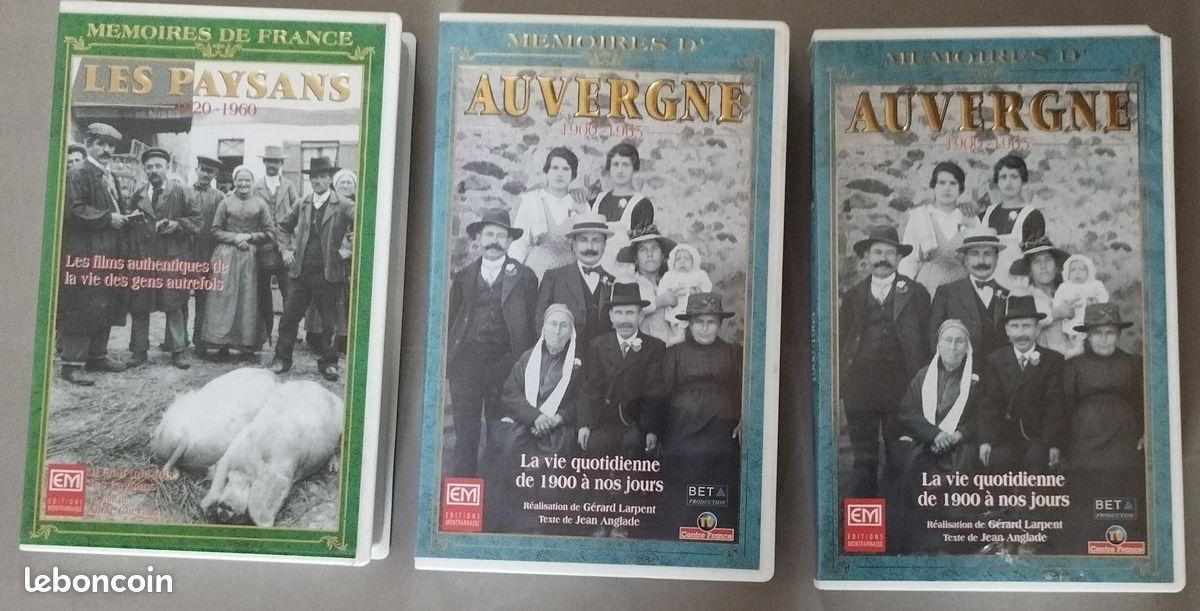 Lot de 6 cassettes relatives au terroir, à la sociologie et à l’éducation (image 1)