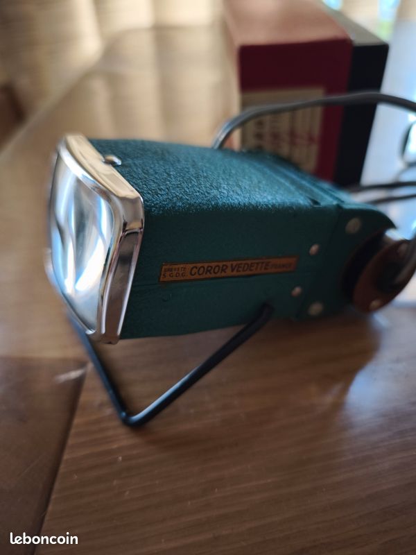 Visionneuse diapositives vintage COROR Vedette avec boîte d’origine (image 2)
