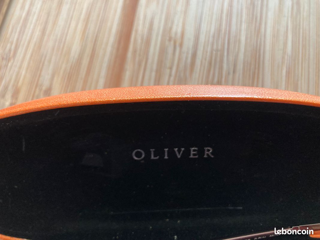 Paire de lunettes de soleil orange et rose de la marque OLIVER - neuve (image 8)