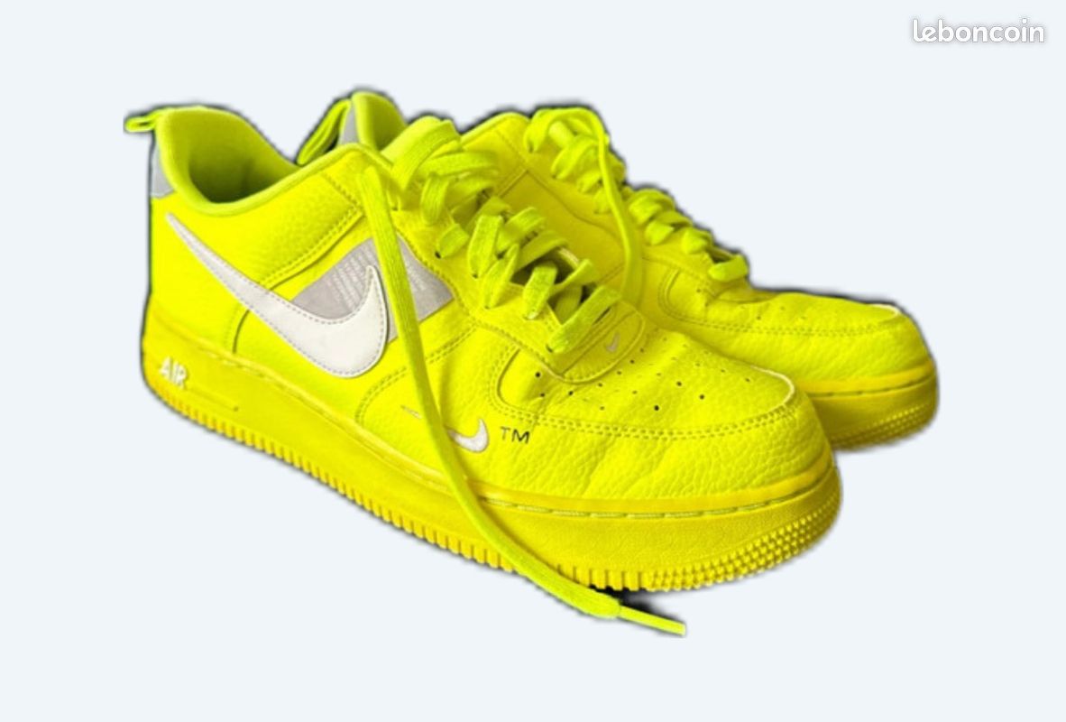 Jaune Fluo Nike Utility Fluo Air Force One Utility Jaune Fluo On Sale