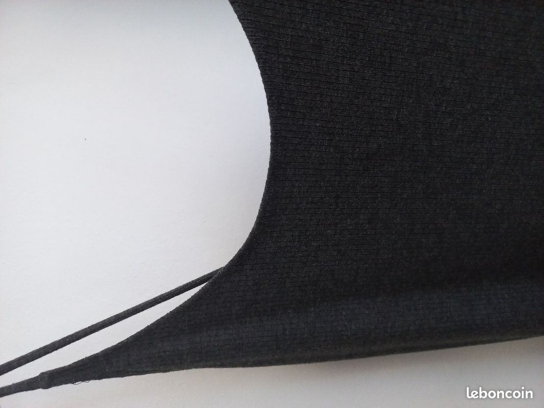 Robe grise ajustée moulante h&m taille 36 fines bretelles (image 9)