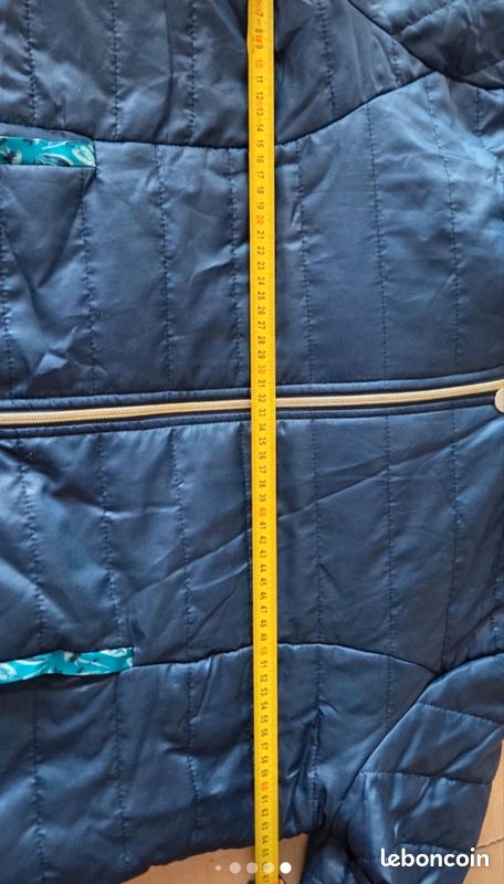 Doudoune à capuche 48 femme bleu (image 10)