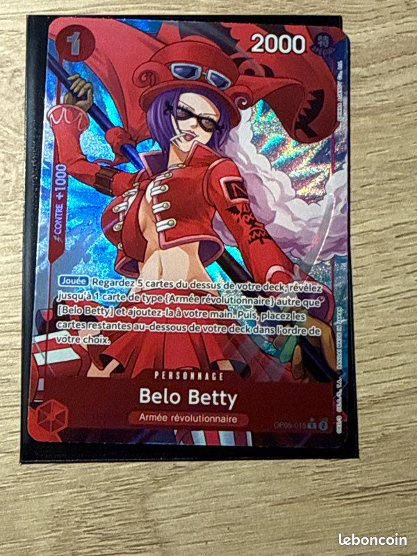 fake pokemon cards ebay One Piece Card OP05-015 R Belo Betty Pirate Flag Foil Japanese TCG —  ToysOneJapan