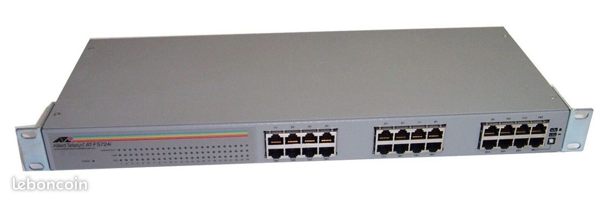 Allié Telesyn CentreCOM FS724i 24-Port Fast Ethernet Switch 10Base-T 100Base-TX (image 6)