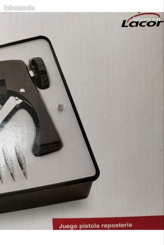 Pistolet à Biscuits Spritz En Acier Inoxydable + 13 Disques à Biscuits