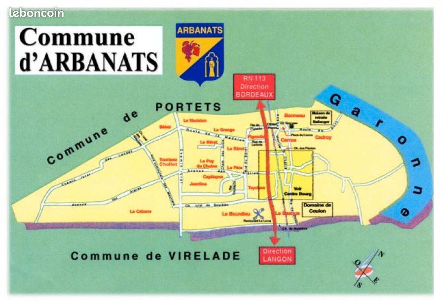 Terrains a construire · à Arbanats · 130 000 €