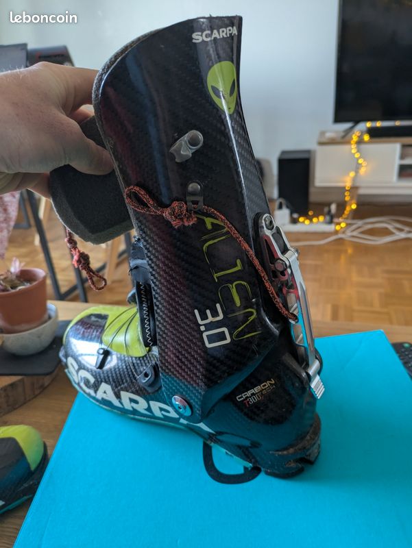 Chaussures De Ski De Rando Scarpa Alien 3.0 - Carbone - Taille 41 - Occasion (2-3 Sorties)