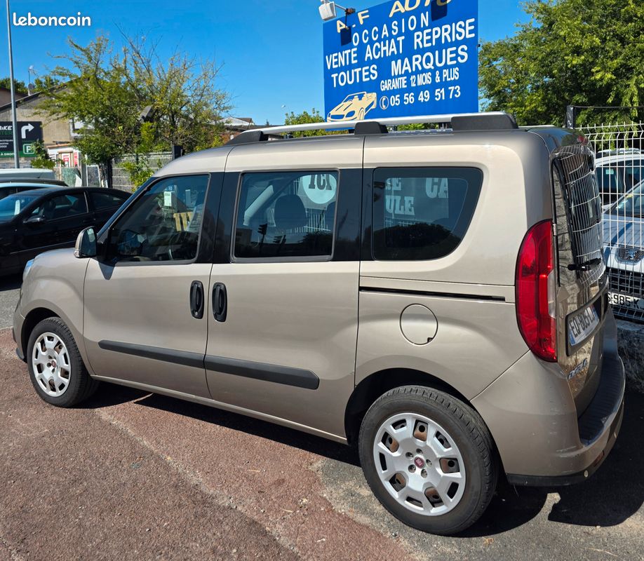 Fiat doblo III COMBI 1.4 t-jet 120 5 places essence gaz naturel ( gnv ) garantie 6 mois (image 5)
