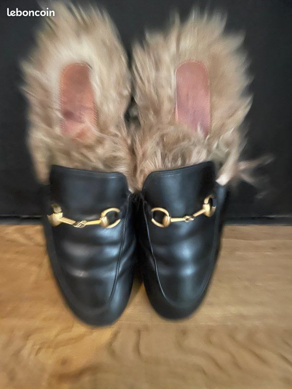 Leboncoin Claquette Fourrure Noir Claquette En Fourrure Claquette